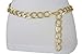 TFJ Women Fashion Narrow Belt Hip High Waist Skinny Gold Metal Chain Links M L XL
