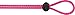 TYR 693LRIPCORDALL Bungee Cord Strap Kit, FL Pink
