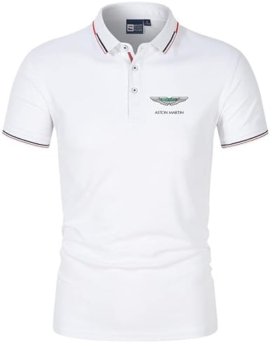 Men&Women Classic Solid Color Polo Shirt As_ton Mar_tin Cotton