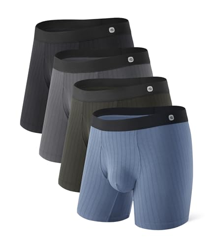 DAVID ARCHY Men's Modal Boxer Briefs