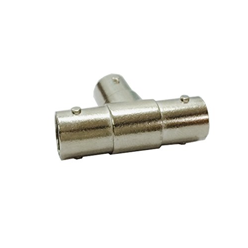 OdiySurveil (TM) 15PCS T-shape BNC 3 Way Female to Female Adapter RF Coaxial Connectors