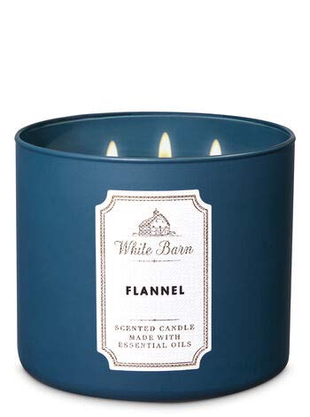 White Barn Bath Body Works 3 Wick Candle Flannel Amazon Co Uk