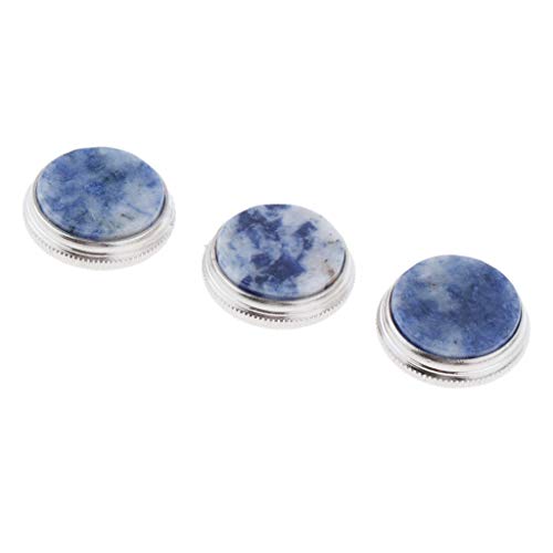 image for D DOLITY Set of 3 Trumpet Valve Finger Buttons Colorful Shell Repair P