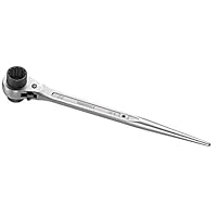 Teng Tools 19mm x 22mm 12 Point Double Ended Socket Ratcheting Podger Scaffold Spud Wrench - PGW1922