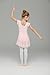 AUKARENY Dance Leotard for Girls, Skirted Short Sleeve, Dance Dress Ballet (Small (4-6), Ballet Pink)