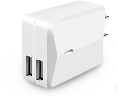 2-Port 24W USB Wall Charger with PowerIQ for iPhone 6 / 6s / 7 / plus, Ichaoyue Universal Portable Home Travel Fast Charger Power Adapter for iPhone 7 / 6s / plus iPad Samsung USB Wall Charger