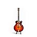 SL Mini Guitar Model Miniature Electric Guitar Toy Music Instrument Sunburst Dollhouse Model Home Decoration