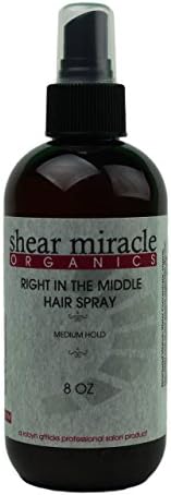 Right in the Middle Hairspray- Non Aersol- Vegan -Gluten Free- Alcohol Free- No Animal Testing
