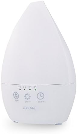 GPLAN Aromatherapy Essential Oil Diffuser 200ml Ultrasonic Cool Mist Humidifier Diffuser with Mist Level and Timer Setting for Home Office Bedroom Yoga Spa(1 Piece)