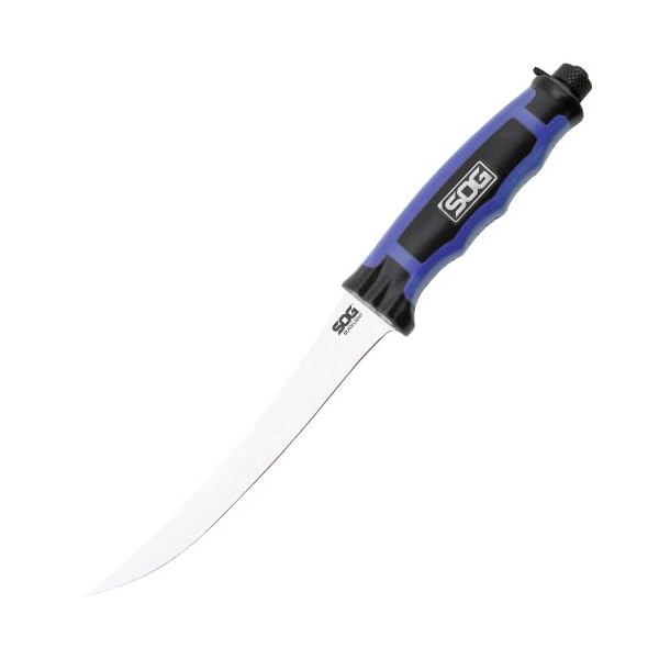 SOG-Specialty-Knives-Tools-BladeLight-Fillet-LED-Fixed-Knife-with-Straight-Edge-Steel-Blade-and-Hard-Nylon-Sheath SOG-Specialty-Knives-Tools-BladeLight-Fillet-LED-Fixed-Knife-with-Straight-Edge-Steel-Blade-and-Hard-Nylon-Sheath