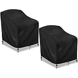 Amazon Com Modern Leisure 3134d Basics Outdoor Patio Chair Cover Water Resistant 33 W X 34 D X 31 H Inches Khaki Fossil Garden Outdoor
