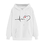 .ndg.dga Women Printed Loose Long Sleeve Sweatshirt