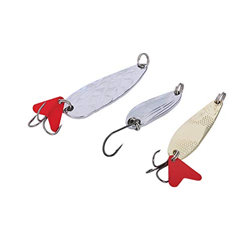 REFURBISHHOUSE 21 StüCke Angelk?Der Set Mixed Minnow Zangengriff L?Ffel Haken Weichen K?Der Kit im Box KüNstliche K?Der… – Bild 6