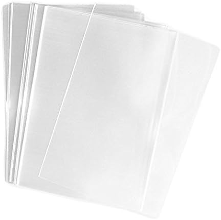 OkieOkie Cellophane Bags Good for Bakery Candle Soap Cookie(Flat 100 Pcs 3 X 5 (O) Clear Flat Cello/Cellophane Bag)