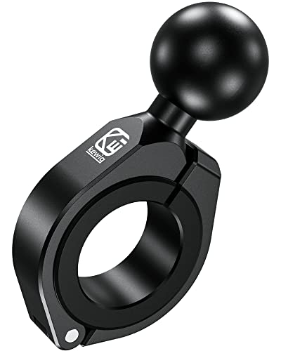 BRCOVAN 1.5'' Ball Large Bar Clamp Mount, Aluminum Alloy, Fit for 1.5'' / 1.75'' / 1.85'' / 2'' / 2.1'' ATV UTV Roll Cages & Round Rails, Fit for RAM Mounts C Size 1.5 Inch Ball Double Socket Arm