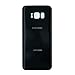 LUVSS [Extra Adhesive] Back Glass Assembly for Samsung Galaxy S8 Plus G955 (All Carriers) Rear Cover Glass Panel Case Housing + Camera & Flash Lens with Opening Tools Kit (Black)