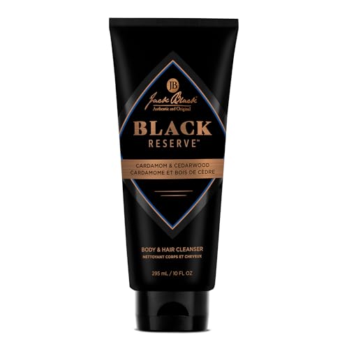 Jack Black - Black Reserve Body & Hair Cleanser, 10 Fl Oz – Cardamom & Cedarwoo…