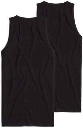 Pack de 2 camisolas base para homens, preto (dk Preto D25476-3310-6484), M