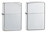Zippo Lighter Set - High Polish Finish Sterling
