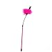 Cat Teasers Cheerleading Pom Poms Soft Crinkle Streamers Feather Teaser and Exerciser Wand for Cat and Kitten,2 Pack