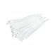 100 Piece Nylon Zip Ties Heavy Duty - 8 Inch Multi-Purpose Self Locking Cable Ties, 50 Pounds Tensile Strength, White