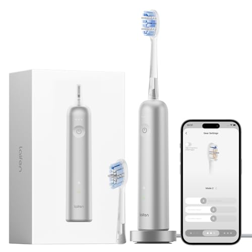 Laifen Wave Pro Elektrische Zahnbürste, 60° WaveMotion, Alu Silber
