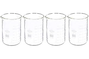 UNITED SCIENTIFIC SUPPLIES United Scientific BG1000-4000 Borosilicate Glass Low Form Beaker, 4000ml Capacity (4)