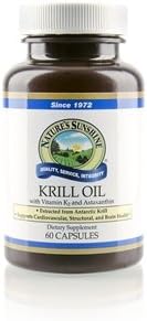 Krill Oil with Vitamin K2 â€“ Cardiovascular Brain Skin Cholesterol â€“ 60 Softgels