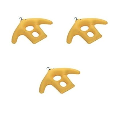 3er SET Pulloverbügel 435 Kleiderbügel aufblasbar GELB 70 x 48 cm 3er SET GELB