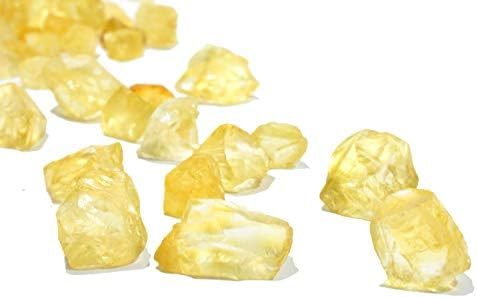 Healings4u Raw - Citrine Gem Quality Small 50 gm Natural Healing Reiki Crystal Chakra Stone