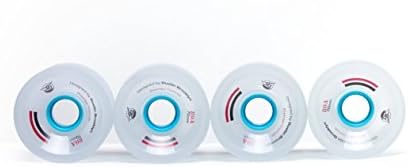 Bustin Premier Formula 70mm 80a Clear Longboard Wheels (set of 4)