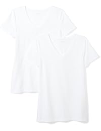Women's 2-Pack Short-Sleeve V-Neck Solid T-Shirt