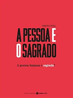 Livro A Pessoa e o Sagrado: A Pessoa Humana é Sagrada? (Livros Vermelhos Livro 1)