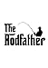 Fishing Rodfather Vinyl Decal Sticker | Cars Trucks Walls Vans Windows Laptops | Black | 5.5 X 3.1 Inches | KCD1834B