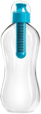 Water Filter Bottle 18.5 Ounce Portabel BPA  Pure Aqua Sport 550  for Travel and Hiking. Colore Blue (1 Count)