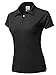 A2Y Women's Basic Casual 4-Button Junior-Fit PK Cotton Pique Polyester Polo Shirt