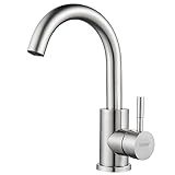 Kohonby Wet Bar Sink Faucet Single Hole, Brushed