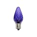 Bulbrite LED Colors C7 Non-Dimmable Candelabra Screw Base (E12) Light Bulb, 5 Watt Equivalent, Purple