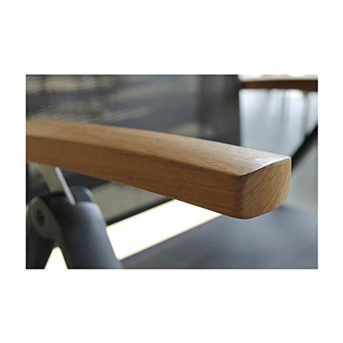 Robuste 6er Gartengarnitur mit Ergotex - Möbelset Spirabilis/Anthrazit – Bild 5