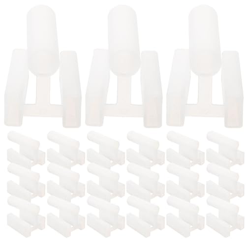 Uonlytech 100Pcs Outlet Plug Cover 3 Prong Baby Proofing Plug Covers Electrical Socket Protector Safety Cap Plastic Power Plug Boots Dust Jacket Protector