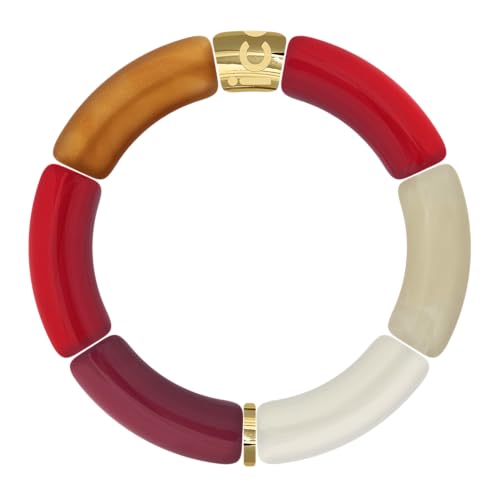 ICE Jewellery - Bella bracelet Red flame - Bracelet mode rouge, blanc et orange pour femme (024175)
