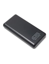 Batería externa de carga rápida de 20000 mAh (5 V 3 A, puerto tipo C, paquete de batería externa QC3.0) con pantalla LED de carga rápida y doble USB para iPhone, iPad, MacBook, Samsung, Huawei y más
