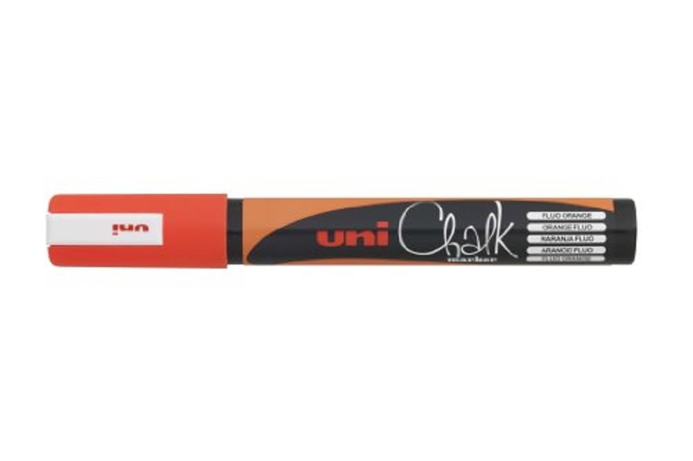 UNI Chalk PWE-5M FL Orange Marker Bullet TIP (1.8-2.5mm)