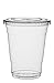 Clear Plastic Cups with Lids | 16 oz, 50 Pack | PET Cold Smoothie Cups | Iced Coffee Cups | Disposable Cups with Lids | To Go Cups