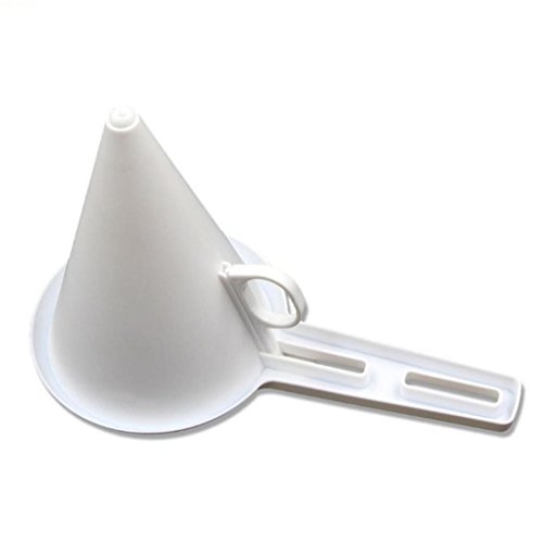 New Chocolate Funnel,Adjustable Chocolate Funnel for Baking Cake Decorating Tools Kitchen (White)