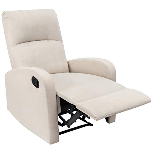 Buy JUMMICO Fabric Recliner Chair Adjustable Home Theater Single