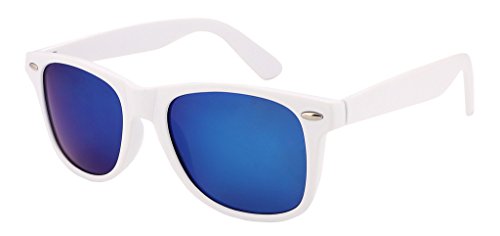 FEISEDY Great Classic Polarized Sunglasses Men Women Deserve White-Blue B1858