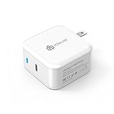 iClever 30W PD Type-C Wall Charger with Fold Plug, White, for 12 inch Appple Macbook(2015,2016)