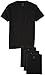 Hanes mens 4-pack Assorted Pocket T-shirt undershirts, Black, Medium US