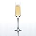 Hand Blown Champagne Glasses - Set of 2 - 100% Lead Free Crystal Clear Champagne Flute Glasses, Perfect Party Cups
